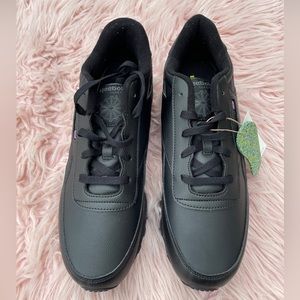 New Men'S Reebok Classic Renaissance Sneaker Black/Solid Grey 11.5.